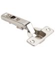 Hardware Resources 500.0534.75 110 Degree Screw Adjustable Standard Duty Hinge without Dowels in Polished Nickel