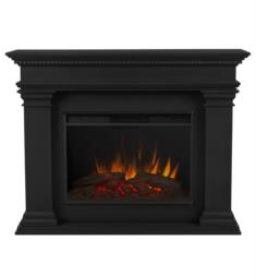 Real Flame 8090E-BLK Antero Grand 58 5/8" Freestanding Electric Fireplace Mantel Package in Black
