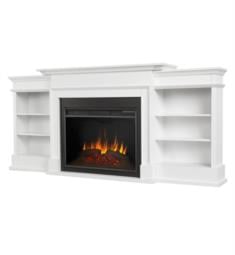Real Flame 7190E-W Ashton Grand 92 3/8" Freestanding Electric Fireplace TV and Media Console in White