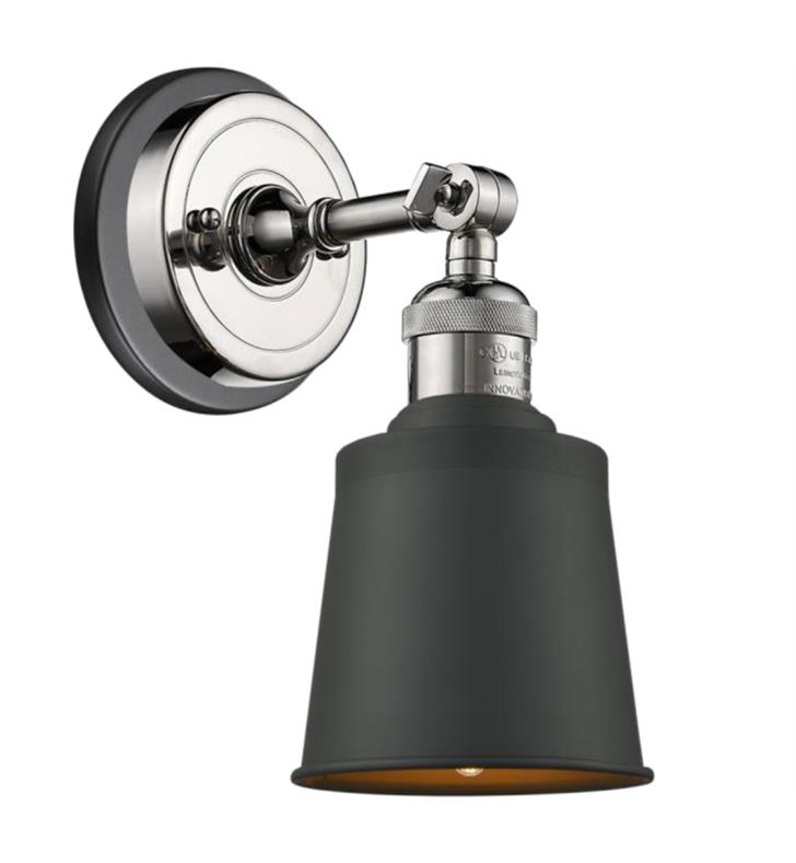 Innovations 203BP-ACBK-G63 One Light Wall Sconce from Franklin Restoration Collection 