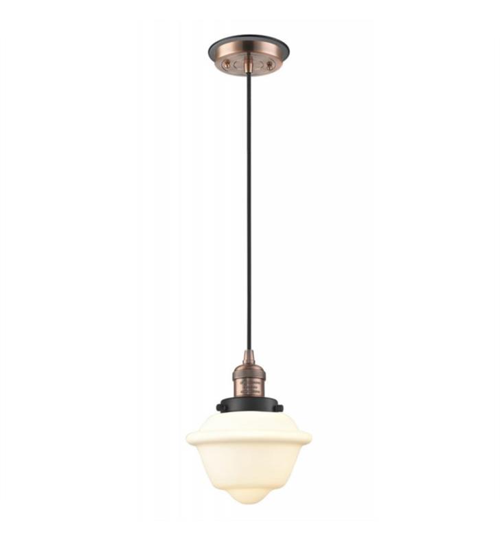 Innovations 201CBP-ACBK-G531 One Light Mini Pendant from Franklin Restoration Collection 