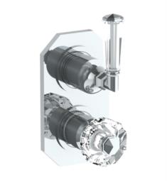 Watermark 314-T25-CRY4 Beverly 3 1/2" Wall Mount Mini Thermostatic Roosevelt Shower Trim with Build-In Control