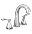 Delta 35775-MPU-DST Stryke 7 3/8" Two Lever Handle Widespread Bathroom Sink Faucet with Pop-Up Drain