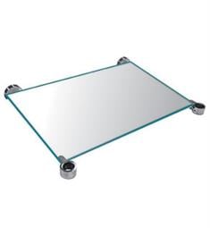 Watermark CON30-SUT-0.8 Sutton 25 1/2" Wall Mount Tempered Glass Shelf for 30" Console Leg