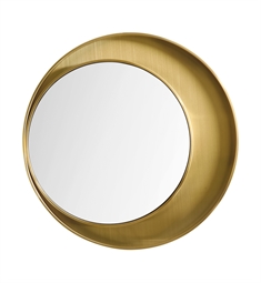 James Martin 919-M35.5-RG Luna 35 1/2" Mirror in Radiant Gold