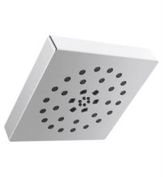 Delta 52484 Universal Showering 7 7/8" Wall Mount 1.75 GPM Multi-Function Square Showerhead with H2Okinetic Technology