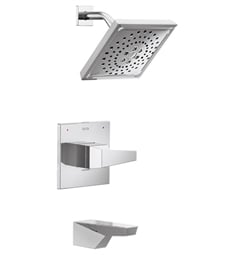 Delta T14443 Trillian Monitor 14 Series Pressure Balanced Tub and Shower Faucet Trim with Multi-Function Showerhead