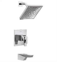 Delta T17T443 Trillian TempAssure 17T Series Tub and Shower Faucet with H2OKinetic Technology