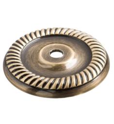 Colonial Bronze 658 1 5/8" Round Shaped Rope Backplate for Cabinet Knob
