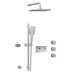 Aquabrass ABSZINABOX03 Shower System Inabox 3 Shower Faucet - 3 Way Shared