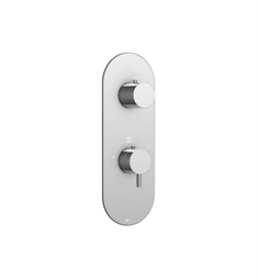 Aquabrass ABSTR8261 Volare Plate and Handle Trim Set with 2-Way Diverter