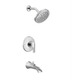Moen UTS3203EP Doux M-CORE 3-Series 1.75 GPM Tub and Shower Faucet Trim with Rainshower Function Showerhead