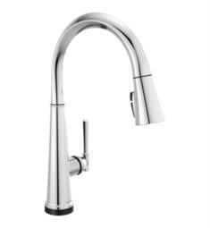 Delta 9182T-DST Emmeline 17 1/8" Single Handle Pull Down Kitchen Faucet with Touch2O Technology