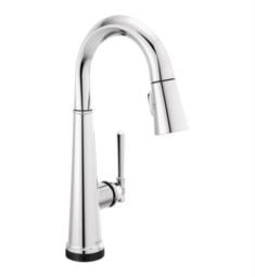 Delta 9982T-DST Emmeline 15 3/8" Single Handle Pull Down Bar/Prep Faucet with Touch2O Technology
