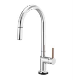 Brizo 64075LF-LHP Odin 17 1/8" Single Handle Pull-Down Faucet with Arc Spout - Less Handle