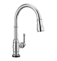 Delta 9190T-DST Broderick Single Handle Pull-Down Kitchen Faucet with Touch2O Technology