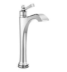 Delta 756T-DST Dorval Single Handle Vessel Bathroom Faucet with Touch2O.Xt Technology