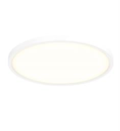 DALS Lighting 7209-WH 1 Light 8 1/2" LED Round Flush Mount Ceiling Light in White