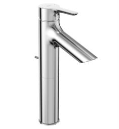 TOTO TLS01304U#CP LB 10 1/2" 1.2 GPM Single Hole Semi-Vessel Bathroom Sink Faucet with Pop-Up Drain in Polished Chrome