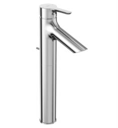 TOTO TLS01307U#CP LB 12 7/8" 1.2 GPM Single Hole Vessel Bathroom Sink Faucet with Pop-Up Drain in Polished Chrome