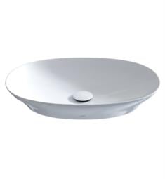 TOTO LT474G#01 Kiwami 23 5/8" Single Bowl Oval Vessel Bathroom Sink with Cefiontect in Cotton