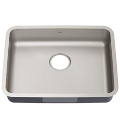 Kraus KA1AS25B Dex 25" Undermount 16 Gauge Antibacterial Stainless Steel Single Bowl ADA Kitchen Sink
