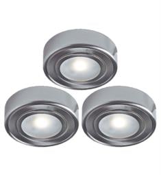 DALS Lighting K4005FR 1 Light 3" Round LED Two in One Under Cabinet Puck Light