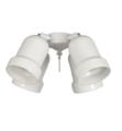 Craftmade LK414-WW-LED Universal Four Light 14 1/2" Adjustable Spotlight Kit in White