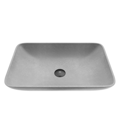 VIGO VG04056 Concreto Stone 221/4" Rectangular Vessel Bathroom Sink