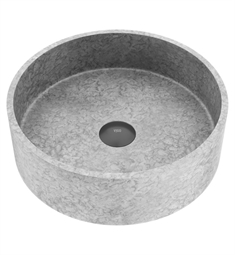 VIGO VG04061 Concreto Stone 15 3/8" Round Vessel Bathroom Sink
