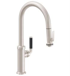 California Faucets K30-100SQ Descanso 18 1/8" Single Squeeze Handle Deck Mounted Pull-Down High Spout Kitchen Faucet