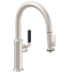 California Faucets K30-102SQ Descanso 15 1/2" Single Squeeze Handle Deck Mounted Pull-Down Low Spout Kitchen Faucet