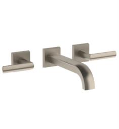 Watermark 64-2.2-BR4 Brut 2 1/4" Double Handle Wall Mount Bathroom Sink Faucet