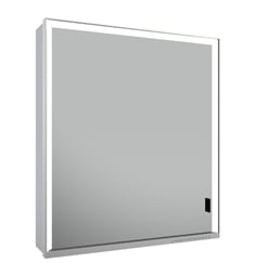 Keuco 1430117251 Royal Lumos 25 5/8" Wall Mounted Mirror Cabinet in Silver Anodized