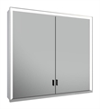 Keuco 14302172351 Lumos 31 1/2" Wall Mounted Mirror Cabinet in Silver Anodized