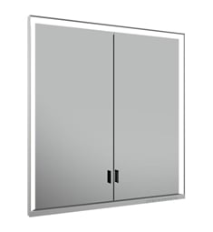 Keuco 14317172351 Royal Lumos L 28'' Mirror Cabinet in Aluminum