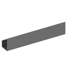 Keuco 24953370500 Wall Mounted Customizable Size Removable Width 47 5/8"- 55 1/8" Shower Shelf in Matte Black