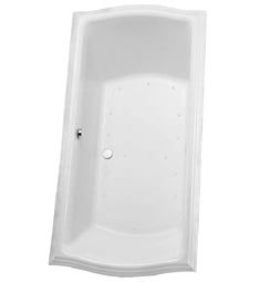 TOTO ABR784#01N Clayton 71 5/8" Acrylic Drop-In Air Bathtub without Grab Bar in Cotton