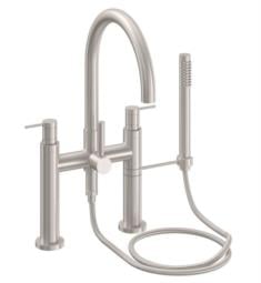 California Faucets 1108.20 Asilomar 18 1/8" Contemporary Double Handle Deck Mounted Tub Filler with 2.0 GPM Handshower