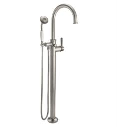 California Faucets 1311.18 Palomar 43 1/4" Traditional Single Handle Floor Mount Arc Spout Tub Filler with 1.8 GPM Handshower