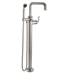 California Faucets 8511.20 Steampunk Bay 38 5/8" Single Handle Floor Mount Low Quad Spout Tub Filler with 2.0 GPM Handshower