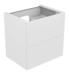Keuco 31342270000 Edition 11 W 27 5/8" Vanity Unit with 2 Front Pull-Outs in White