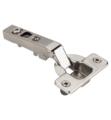 Hardware Resources 500.0141.75 Standard Duty 110 Degree Crank Cam Adjustable Free-Swinging Hinge with Press-in Dowels in Polished Nickel