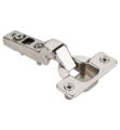 Hardware Resources 500.0179.75 Standard Duty 110 Degree Crank Cam Adjustable Hinge with Press-in Dowels in Polished Nickel