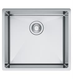 Franke CUX11019 Cube 19 5/8" Single Bowl Undermount Stainless Steel Kitchen Sink in Pearl