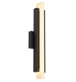 DALS Lighting SM-LWS19 1 Light 4 1/2" LED Smart Linear Wall Sconce in Black