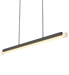 DALS Lighting SM-LPD39 39 1/2" LED Celling Mount Smart Linear Pendant in Black