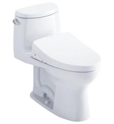 TOTO MW6043046CEFG#01 Ultramax II 28 3/8" One-Piece 1.28 GPF Single Flush Elongated Toilet and Washlet+ S500E in Cotton