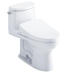 TOTO MW6043046CUFG#01 Ultramax II 28 3/8" One-Piece 1.0 GPF Single Flush Elongated Toilet and Washlet+ S500E in Cotton