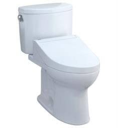 TOTO MW4543084CEFG#01 Drake II 28 1/2" Two-Piece 1.28 GPF Single Flush Elongated Toilet and Washlet+ C5 in Cotton